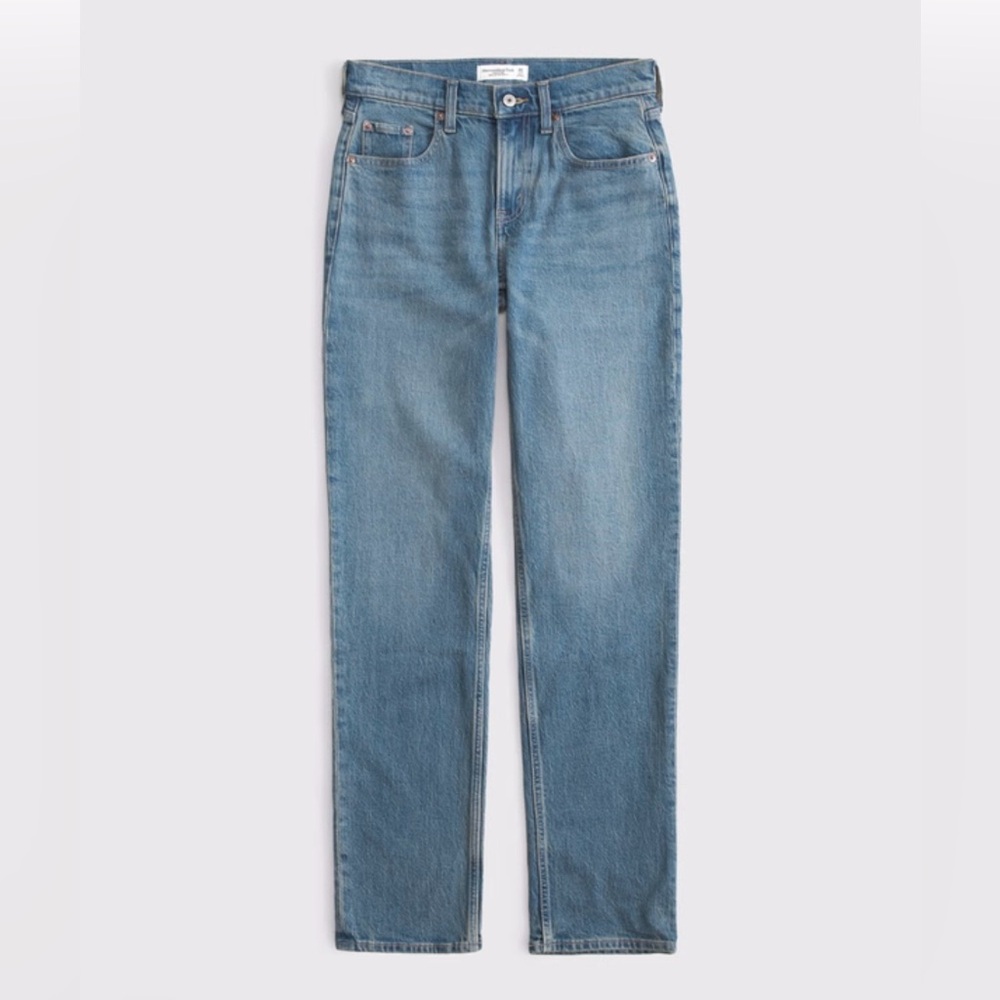 Abercrombie 90s straight midrise jeans 27R